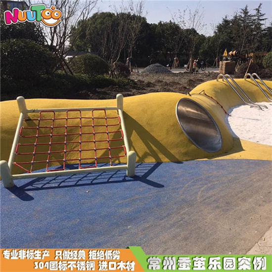 戶外大型非標游樂設備 游樂場定制組合滑梯 戶外園林木質(zhì)不銹鋼游樂設施LT-JG002