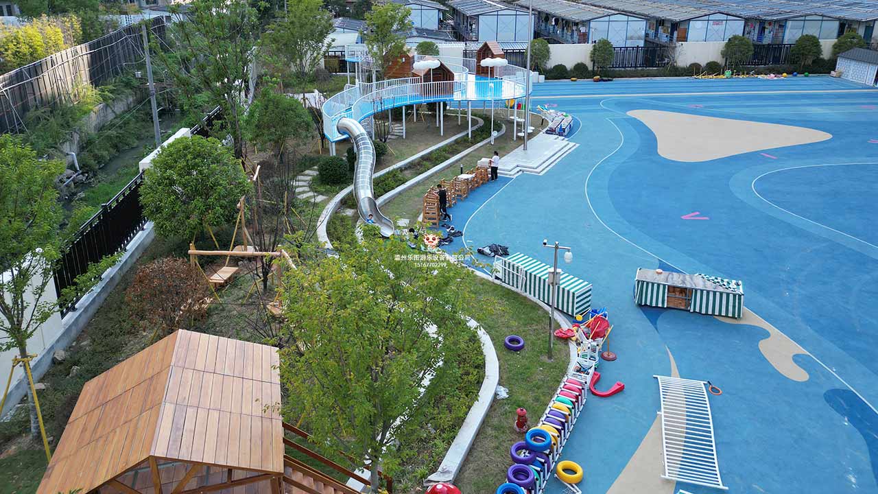 戶外無動力游樂設備∣永嘉南城街道中心幼兒園項目完成
